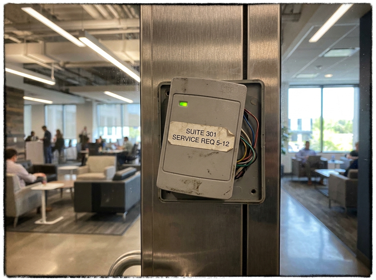 Commercial access control panel